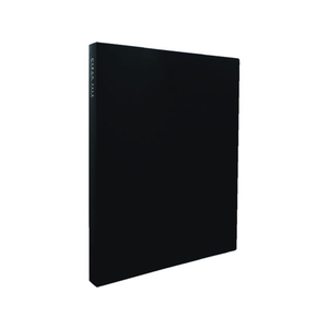 セキセイ クリヤーファイル高透明 A4 40ポケット ブラック F892940-KP-2514-60-イメージ1