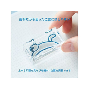 キングジム 透明スタンプ 氷印 セット (ドットセット) FC396RH-CLSS-002-イメージ4