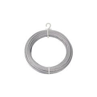 トラスコ中山 TRUSCO　メッキ付ワイヤーロープ　Φ3mmX30m CWM-3S30
