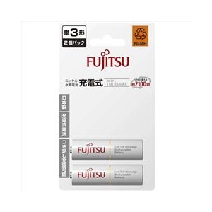 ＦＤＫ ニッケル水素電池 単3形 1．2V 2個パック 日本製 HR-3UTC(2B)-イメージ1