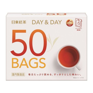 日東紅茶 紅茶ティーバッグ DAY&DAY 50バッグ入 F886854-イメージ1