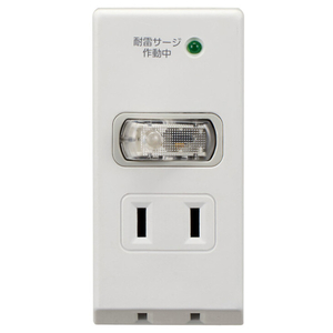 エルパ 耐雷 集中スイッチ付 2個口タップ LP-S200(W)-イメージ1