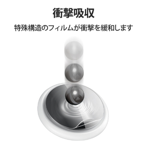 エレコム AirTag用フルカバーフィルム/衝撃吸収/高光沢/傷リペア AT-FLAPKRG-イメージ3