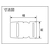 ユタカメイク 金具 Aバックル A20×L54 ブラック 255420 FC650GC-8280772-イメージ3
