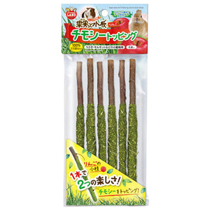 マルカン 果実って小枝 りんごチモシートッピング(6本) ｶｼﾞﾂﾂﾃｺｴﾀﾞﾘﾝｺﾞﾁﾓｼ-6ﾎﾝ-イメージ1
