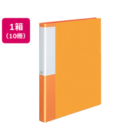 コクヨ クリヤーブック POSITY差替式A4 30穴背幅33 オレンジ10冊 1箱(10冊) F826315-P3ﾗ-L730NYR
