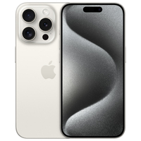 Apple SIMフリースマートフォン iPhone 15 Pro 128GB ホワイトチタニウム MTU83JA