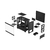 Fractal Design Pop Mini Air RGB Black TG Clear Tint ブラック FD-C-POR1M-06-イメージ12