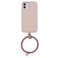 GAACAL iPhone 14 Pro用落下防止リング付きTPUケース ピンク P00252PQP