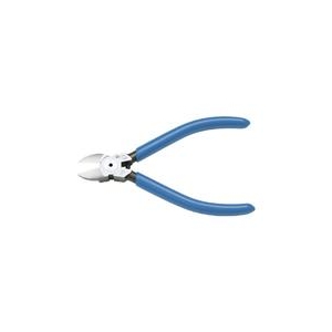 フジ矢 プラスチックニッパ（ラウンド刃・バネ付）125mm FPN-125RS-イメージ1