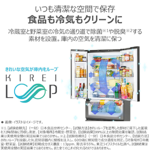 東芝 643L 6ドア冷蔵庫 VEGETA フロストホワイト GR-Y640XFS(TW)-イメージ16