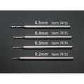 タミヤ 精密ドリル刃0．5mm (軸径1．0mm) T74116ｾｲﾐﾂﾄﾞﾘﾙﾊﾞ05ﾐﾘN