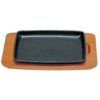 三和精機製作所/Sステーキ皿角型E22cm FCA4600