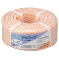 トラスコ中山 PVロープ 3つ打 線径6mm×長さ20m FC096FY-5112885