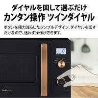 シャープ RETS174B 電子レンジ ブラック|エディオン公式通販