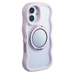 サンクレスト iPhone17用 マクスタウェーブミラー ラベンダー I39FIJS09-イメージ3