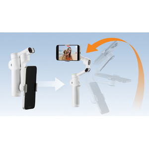 insta360 Flow 2 Pro AI追跡搭載 3軸スマホ用ジンバル クリエイターバンドル サミットホワイト CINSABQB-FLOW205-イメージ8
