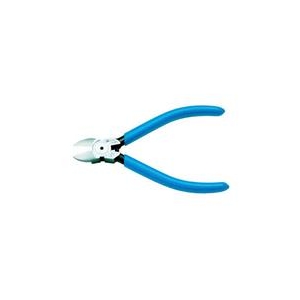 フジ矢 プラスチックニッパ（ラウンド刃・バネ付）150mm FPN-150RS-イメージ1