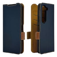 ラスタバナナ arrows Alpha(F-51F)用薄型手帳サイドマグネットケース ネイビ－＊ブラウン 8842FAABSMNVB