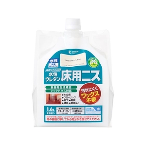 カンペハピオ 水性ウレタン床用ニス 3分つやとうめい 1.6L FCB096N-イメージ1