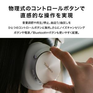 パナソニック ワイヤレスステレオヘッドホン Technics プラチナグレージュ EAH-A1000-S-イメージ14