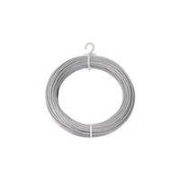 トラスコ中山 TRUSCO　メッキ付ワイヤーロープ　Φ4mmX20m CWM-4S20