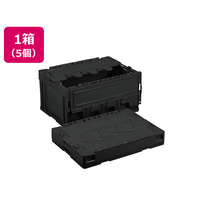 岐阜プラスチック工業 リス 折りコン 蓋有り 40L ブラック 5個 FCE659V-CF-S41NR BK