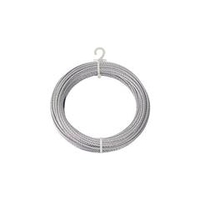 トラスコ中山 TRUSCO　メッキ付ワイヤーロープ　Φ4mmX30m CWM-4S30
