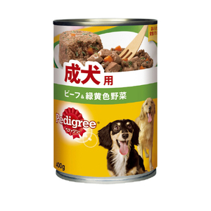 マースジャパンリミテッド 成犬用 ビーフ&緑黄色野菜 400g ペディグリー P2ﾁﾔﾑｽﾀﾝﾀﾞ-ﾄﾞｻﾞｸB&V400-イメージ1