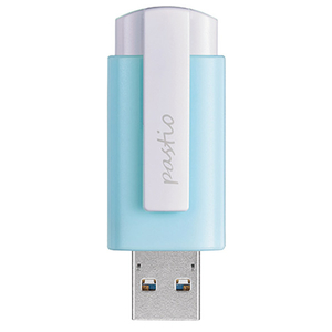 I・Oデータ USB 3．2 Gen 1(USB 3．0)対応 USBメモリー(16GB) pastio ライトブルー U3-CLP16G/B-イメージ2