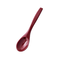 福井クラフト えびす 平スプーン 朱 6-1395-1 FC464LC-1154240