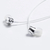 ラディウス Lightningイヤホン Inner Ear Headphones with Lightning シルバー HP-NEL11S-イメージ2