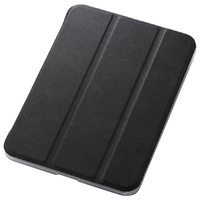 エレコム iPad mini 第6世代用手帳型/背面クリア/ソフトレザー/2アングル ブラック TB-A21SWV2BK