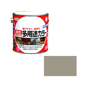 アサヒペン 油性多用途カラー 0.7L ライトグレー FC537NS-イメージ1