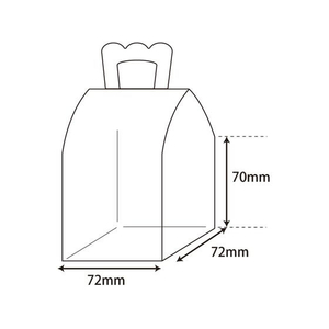 ヘイコー PVC クリスタルボックス CF-4 無地 10枚 FC247SF-006831000-イメージ3