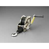 エスコ ハンドウィンチ ステンレス製 ストラップ付 540kg FCX2443-EA989RB-2A