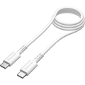 多摩電子工業 PD60W USB-C to C ケーブル 1．0m ホワイト TH360CC10W