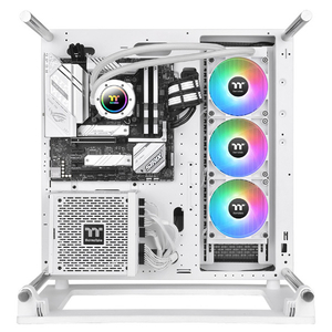 Thermaltake 水冷一体型CPUクーラー TH360 ARGB Sync V2 CPU Liquid Cooler -Snow- ホワイト CLW365PL12SWA-イメージ7