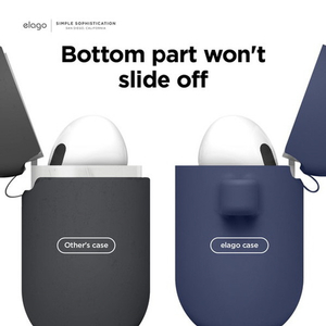 elago AirPods 3用シリコンケース ジーンインディゴ EL_AP3CSSCOH_JI-イメージ3