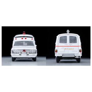 トミーテック トミカリミテッドヴィンテージ LV-216b トヨタ救急車 FS55V型(本田消防署) LV216BﾄﾖﾀｷﾕｳｷﾕｳｼﾔFS55Vｶﾞﾀ-イメージ4