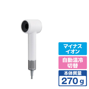 マクセル マイナスイオンヘアドライヤー ホワイト MXDR-60A-WH-イメージ1