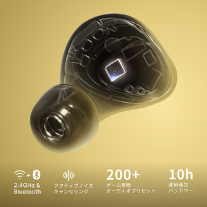SteelSeries Arctis GameBuds Yuzu 61711-イメージ3