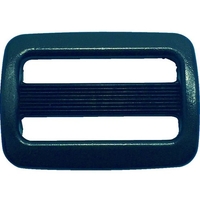 トラスコ中山 TRUSCO 平ベルト用金具 ベルト幅25mm 10個入 縦32×横23 10個ブラック253223 FC183GD-8552510