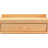 ヤマコー 木製 カスター&箸箱 ナチュラル 15235 FC591KZ-0419800
