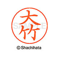 シヤチハタ ネームペン用ネーム シルバー 既製 大竹 FC46267-X-GPS-0496