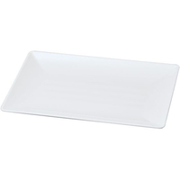 若泉漆器 ニューホワイト 長角筋入盛皿 45cm FC920KY-0261590