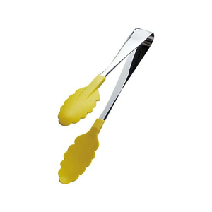 田辺金具 抗菌耐熱カラートング ミニ イエロー18cm FC571LC-1173670-イメージ1