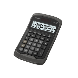 カシオ 防水・防塵電卓 ミニジャスト型 ブラック WM-320MT-BK-N カシオ 防水・防塵電卓 ミニジャスト型 ブラック WM-320MT-BK-N