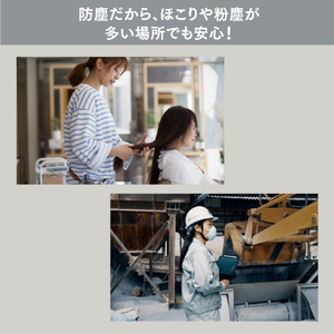カシオ 防水・防塵電卓 ミニジャスト型 ブラック WM-320MT-BK-N-イメージ6