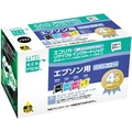 エコリカ リサイクルインクカートリッジ 4色パック 4色BOXパック ECI-E324P/BOX